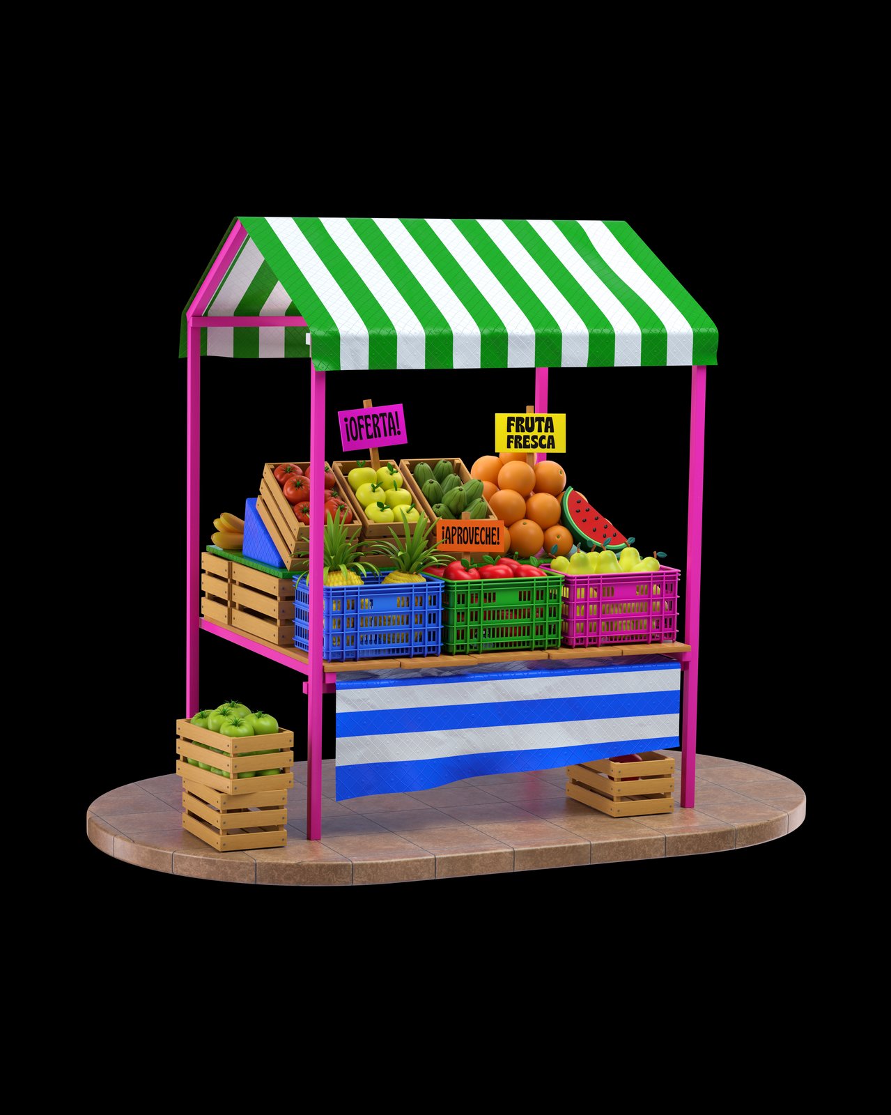 Puesto de frutas
